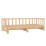 Removable sofa bed solid pine wood 2x(90x200) cm by vidaXL, Beds and slatted bases - Ref: Foro24-3083664, Price: 489,99 €, Di...