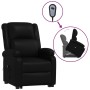 Sillón elevable cuero sintético negro de vidaXL, Sillones - Ref: Foro24-3110864, Precio: 320,99 €, Descuento: %