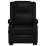 Sillón elevable cuero sintético negro de vidaXL, Sillones - Ref: Foro24-3110864, Precio: 320,99 €, Descuento: %