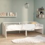 3-seater sofa bed in solid white pine wood 90x200 cm by vidaXL, Beds and slatted bases - Ref: Foro24-322165, Price: 95,17 €, ...