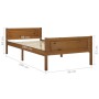 Estructura de cama madera maciza pino marrón miel 90x200 cm de vidaXL, Camas y somieres - Ref: Foro24-322110, Precio: 112,35 ...