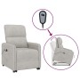 Light gray microfiber fabric lift chair by vidaXL, Armchairs - Ref: Foro24-3143317, Price: 370,99 €, Discount: %