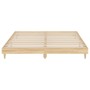 Estructura de cama madera de ingeniería roble Sonoma 200x200 cm de vidaXL, Camas y somieres - Ref: Foro24-832008, Precio: 150...