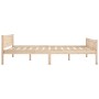 Solid pine wood bed frame 120x200 cm by vidaXL, Beds and slatted bases - Ref: Foro24-322098, Price: 99,75 €, Discount: %