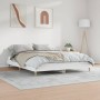 Glossy white engineered wood bed frame 180x200cm by vidaXL, Beds and slatted bases - Ref: Foro24-832015, Price: 144,99 €, Dis...