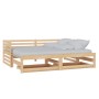 Sofá cama extraíble madera maciza de pino 2x(90x200) cm de vidaXL, Camas y somieres - Ref: Foro24-3083709, Precio: 208,24 €, ...