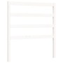 White solid wood bed frame with headboard 90x200 cm by vidaXL, Beds and slatted bases - Ref: Foro24-3191892, Price: 94,94 €, ...