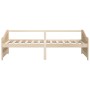 Sofá cama 3 plazas de madera maciza de pino 90x200 cm de vidaXL, Camas y somieres - Ref: Foro24-322164, Precio: 89,38 €, Desc...