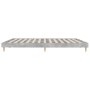 Estructura de cama madera de ingeniería gris hormigón 200x200cm de vidaXL, Camas y somieres - Ref: Foro24-832009, Precio: 113...