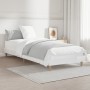 Glossy white engineered wood bed frame 75x190 cm by vidaXL, Beds and slatted bases - Ref: Foro24-832103, Price: 84,77 €, Disc...