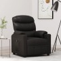 Sillón reclinable eléctrico de cuero sintético negro de vidaXL, Sillones - Ref: Foro24-3143477, Precio: 284,65 €, Descuento: %