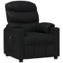 Sillón reclinable eléctrico de cuero sintético negro de vidaXL, Sillones - Ref: Foro24-3143477, Precio: 284,65 €, Descuento: %