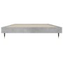 Estructura de cama madera de ingeniería gris hormigón 100x200cm de vidaXL, Camas y somieres - Ref: Foro24-832161, Precio: 92,...