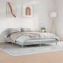 Estructura de cama madera de ingeniería gris hormigón 150x200cm de vidaXL, Camas y somieres - Ref: Foro24-832033, Precio: 121...