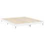 Estructura de cama madera de ingeniería blanco brillo 120x200cm de vidaXL, Camas y somieres - Ref: Foro24-832255, Precio: 123...