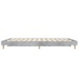 Estructura de cama madera de ingeniería gris hormigón 135x190cm de vidaXL, Camas y somieres - Ref: Foro24-832081, Precio: 120...