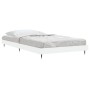 Estructura de cama madera de ingeniería blanca 90x200 cm de vidaXL, Camas y somieres - Ref: Foro24-832165, Precio: 82,97 €, D...