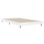 Estructura de cama madera de ingeniería blanco brillo 90x200cm de vidaXL, Camas y somieres - Ref: Foro24-832271, Precio: 88,7...