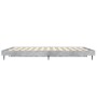 Concrete gray engineered wood bed frame 135x190cm by vidaXL, Beds and slatted bases - Ref: Foro24-832289, Price: 106,99 €, Di...