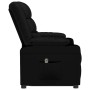 Sillón elevable cuero sintético negro de vidaXL, Sillones - Ref: Foro24-3143463, Precio: 380,41 €, Descuento: %