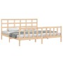 Estructura de cama con cabecero madera maciza 180x200 cm de vidaXL, Camas y somieres - Ref: Foro24-3192116, Precio: 160,31 €,...