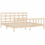 Estructura de cama con cabecero madera maciza 180x200 cm de vidaXL, Camas y somieres - Ref: Foro24-3192116, Precio: 160,31 €,...