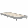 Betongrauer Bettrahmen aus Holzwerkstoff, 75 x 190 cm von vidaXL, Betten und Lattenroste - Ref: Foro24-832209, Preis: 83,96 €...