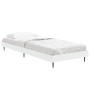 Estructura de cama madera de ingeniería blanca 75x190 cm de vidaXL, Camas y somieres - Ref: Foro24-832309, Precio: 79,34 €, D...