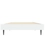 Estructura de cama madera de ingeniería blanca 75x190 cm de vidaXL, Camas y somieres - Ref: Foro24-832309, Precio: 79,34 €, D...