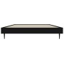 Estructura de cama madera de ingeniería negra 100x200 cm de vidaXL, Camas y somieres - Ref: Foro24-832262, Precio: 85,26 €, D...