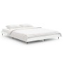 Estructura de cama madera de ingeniería blanca 135x190 cm de vidaXL, Camas y somieres - Ref: Foro24-832181, Precio: 130,06 €,...