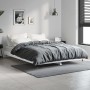 Estructura de cama madera de ingeniería blanca 135x190 cm de vidaXL, Camas y somieres - Ref: Foro24-832181, Precio: 130,20 €,...