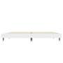 Estructura de cama madera de ingeniería blanca 135x190 cm de vidaXL, Camas y somieres - Ref: Foro24-832181, Precio: 130,20 €,...