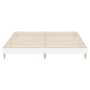 Estructura de cama madera de ingeniería blanco brillo 180x200cm de vidaXL, Camas y somieres - Ref: Foro24-832023, Precio: 113...