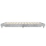 Estructura de cama madera de ingeniería gris hormigón 135x190cm de vidaXL, Camas y somieres - Ref: Foro24-832185, Precio: 115...