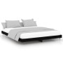 Estructura de cama madera de ingeniería negra 200x200 cm de vidaXL, Camas y somieres - Ref: Foro24-832110, Precio: 147,58 €, ...