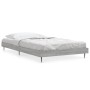 Estructura de cama madera de ingeniería gris Sonoma 90x200 cm de vidaXL, Camas y somieres - Ref: Foro24-832275, Precio: 79,99...