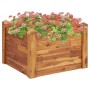 Arriate de madera maciza de acacia 60x60x44 cm de vidaXL, Maceteros y jardineras - Ref: Foro24-46576, Precio: 84,76 €, Descue...