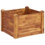 Arriate de madera maciza de acacia 60x60x44 cm de vidaXL, Maceteros y jardineras - Ref: Foro24-46576, Precio: 84,76 €, Descue...