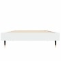 Estructura de cama madera de ingeniería blanca 75x190 cm de vidaXL, Camas y somieres - Ref: Foro24-832205, Precio: 86,85 €, D...