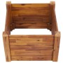 Arriate de madera maciza de acacia 60x60x44 cm de vidaXL, Maceteros y jardineras - Ref: Foro24-46576, Precio: 84,76 €, Descue...