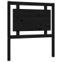 Single bed frame with black solid wood headboard by vidaXL, Beds and slatted bases - Ref: Foro24-3192130, Price: 137,99 €, Di...