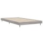 Sonoma gray engineered wood bed frame 100x200 cm by vidaXL, Beds and slatted bases - Ref: Foro24-832163, Price: 87,99 €, Disc...