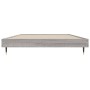 Estructura de cama madera de ingeniería gris Sonoma 100x200 cm de vidaXL, Camas y somieres - Ref: Foro24-832163, Precio: 87,8...