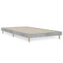 Estructura de cama madera de ingeniería gris hormigón 90x190 cm de vidaXL, Camas y somieres - Ref: Foro24-832097, Precio: 83,...