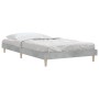 Estructura de cama madera de ingeniería gris hormigón 90x190 cm de vidaXL, Camas y somieres - Ref: Foro24-832097, Precio: 83,...