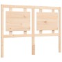 Estructura de cama con cabecero madera maciza 140x190 cm de vidaXL, Camas y somieres - Ref: Foro24-3192146, Precio: 132,71 €,...