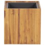 Arriate de madera maciza de acacia 33,5x33,5x33,5 cm de vidaXL, Maceteros y jardineras - Ref: Foro24-46568, Precio: 71,75 €, ...