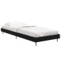 Estructura de cama madera de ingeniería negra 75x190 cm de vidaXL, Camas y somieres - Ref: Foro24-832310, Precio: 73,29 €, De...