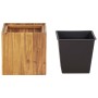 Arriate de madera maciza de acacia 33,5x33,5x33,5 cm de vidaXL, Maceteros y jardineras - Ref: Foro24-46568, Precio: 71,75 €, ...